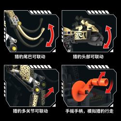 KAIYU KeeYee World K96238 Xếp hình lắp ráp ghép mô hình Báo săn cơ khí