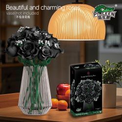 Pinleyen PL-6021 Pinleyen PL-6028 Xếp hình lắp ráp ghép mô hình bó hoa hồng