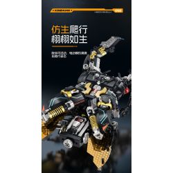 XINZHUAN XZ0012 Mechshell Lucanidae Xếp hình lắp ráp ghép mô hình Áo giáp thuổng phẳng của hoàng đế cơ khí