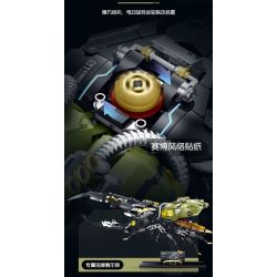 XINZHUAN XZ0013 Mechshell Xếp hình lắp ráp ghép mô hình Bọ cánh cứng cơ khí