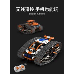 remittance H1004 Xếp hình lắp ráp ghép mô hình Xe theo dõi biến dạng hai mặt nhanh chóng