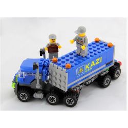 Kazi KY6409 6409 non  MỞ XE TẢI THÔNG MINH bộ đồ chơi xếp lắp ráp ghép mô hình City TRUCK Thành Phố 163 khối