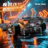Jizhuan J2001 Xếp hình lắp ráp ghép mô hình Xe đua F1 biến thành chiến đấu cơ 1:8