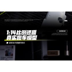 wisdom MG35 Lamborghini Revuelto Xếp hình lắp ráp ghép mô hình Siêu xe Lamborghini Revuelto 1:14