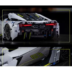 wisdom MG35 Lamborghini Revuelto Xếp hình lắp ráp ghép mô hình Siêu xe Lamborghini Revuelto 1:14