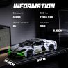 wisdom MG35 Lamborghini Revuelto Xếp hình lắp ráp ghép mô hình Siêu xe Lamborghini Revuelto 1:14