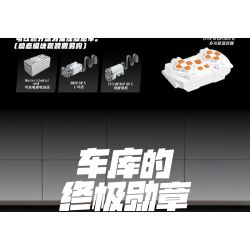 wisdom MG35 Lamborghini Revuelto Xếp hình lắp ráp ghép mô hình Siêu xe Lamborghini Revuelto 1:14