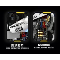 remittance H1001 Xếp hình lắp ráp ghép mô hình Bộ điều khiển lập trình Bionic