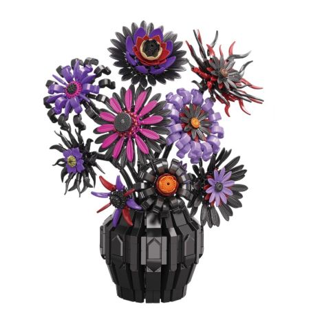 Free Tribe 11020 Demon Sunflower Xếp hình lắp ráp ghép mô hình Ác quỷ Aoi