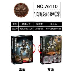 No standard 76110 Xếp hình lắp ráp ghép mô hình động vật ăn thịt