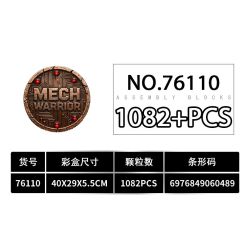 No standard 76110 Xếp hình lắp ráp ghép mô hình động vật ăn thịt