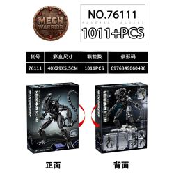 No standard 76111 Xếp hình lắp ráp ghép mô hình Người ngoài hành tinh