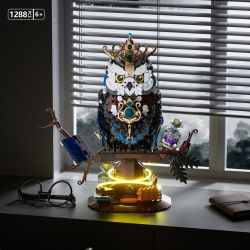 GOQI YC274 Xếp hình lắp ráp ghép mô hình cú ma thuật