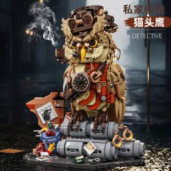 YoLeXi 33006 Detective Xếp hình lắp ráp ghép mô hình Cú mắt riêng