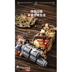 YoLeXi 33006 Detective Xếp hình lắp ráp ghép mô hình Cú mắt riêng