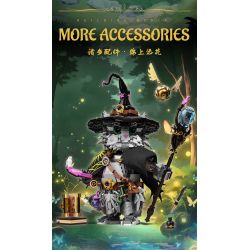 YoLeXi 33007 Wizard Cat Xếp hình lắp ráp ghép mô hình mèo phù thủy