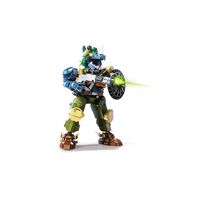 DK 2030 Rhino Warrior Xếp hình lắp ráp ghép mô hình Ninja rùa đột biến tuổi teen: Rhino Man Minotaur