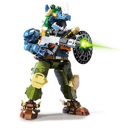 DK 2030 Rhino Warrior Xếp hình lắp ráp ghép mô hình Ninja rùa đột biến tuổi teen: Rhino Man Minotaur