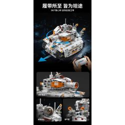 remittance H1011 Xếp hình lắp ráp ghép mô hình Lập trình kỹ thuật xe tăng thay đổi thứ hai