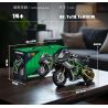 wisdom MG03 Kawasaki Xếp hình lắp ráp ghép mô hình Tứ Xuyên Banner Xe máy 1:8