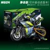 wisdom MG04 Xếp hình lắp ráp ghép mô hình Xe máy Ducati 1:8