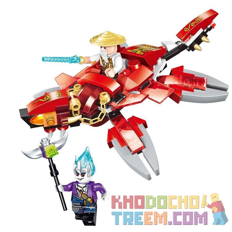 Enlighten 2201 Qman 2201 non  RÙA BAY CỦA KHƯƠNG TỬ NHA bộ đồ chơi xếp lắp ráp ghép mô hình Creation Of The Gods Phong Thần 146 khối