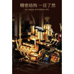 remittance H1003 Xếp hình lắp ráp ghép mô hình Xe hơi cơ khí cổ điển