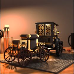 remittance H1003 Xếp hình lắp ráp ghép mô hình Xe hơi cơ khí cổ điển