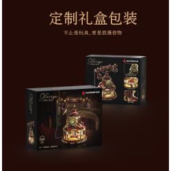 remittance H1014 Xếp hình lắp ráp ghép mô hình Băng chuyền điện thoại cổ điển tưởng tượng