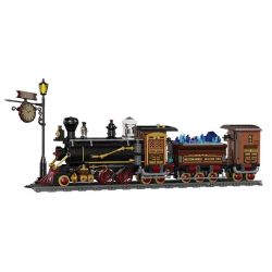 Kqiboxxr KQ302 Steam Age Ore Train Xếp hình lắp ráp ghép mô hình Kỷ nguyên của hơi nước: Tàu quặng