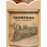 Kqiboxxr KQ302 Steam Age Ore Train Xếp hình lắp ráp ghép mô hình Kỷ nguyên của hơi nước: Tàu quặng