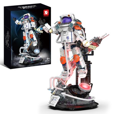 KAIYU KeeYee World K96232 Flying Astronaut Xếp hình lắp ráp ghép mô hình phi hành gia bay
