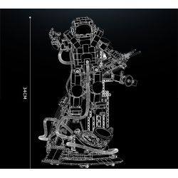 KAIYU KeeYee World K96232 Flying Astronaut Xếp hình lắp ráp ghép mô hình phi hành gia bay