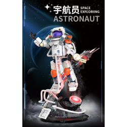 KAIYU KeeYee World K96232 Flying Astronaut Xếp hình lắp ráp ghép mô hình phi hành gia bay