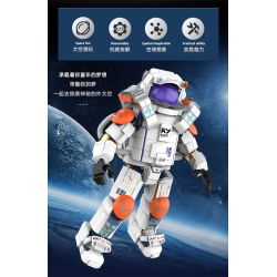 KAIYU KeeYee World K96232 Flying Astronaut Xếp hình lắp ráp ghép mô hình phi hành gia bay