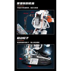 KAIYU KeeYee World K96232 Flying Astronaut Xếp hình lắp ráp ghép mô hình phi hành gia bay