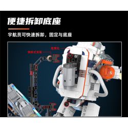 KAIYU KeeYee World K96232 Flying Astronaut Xếp hình lắp ráp ghép mô hình phi hành gia bay