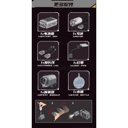 KAIYU KeeYee World K96211 Xếp hình lắp ráp ghép mô hình Động cơ Ferrari Enzo V12