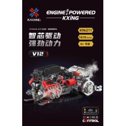 KAIYU KeeYee World K96211 Xếp hình lắp ráp ghép mô hình Động cơ Ferrari Enzo V12