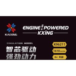 KAIYU KeeYee World K96211 Xếp hình lắp ráp ghép mô hình Động cơ Ferrari Enzo V12