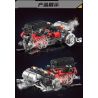 KAIYU KeeYee World K96211 Xếp hình lắp ráp ghép mô hình Động cơ Ferrari Enzo V12