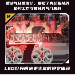 KAIYU KeeYee World K96211 Xếp hình lắp ráp ghép mô hình Động cơ Ferrari Enzo V12