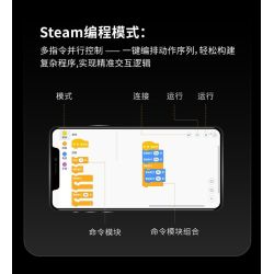 Takuki T1113 Xếp hình lắp ráp ghép mô hình Lập trình Robot khoa học viễn tưởng Bóng thông minh