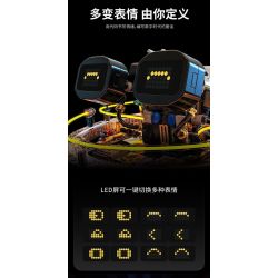 Takuki T1113 Xếp hình lắp ráp ghép mô hình Lập trình Robot khoa học viễn tưởng Bóng thông minh