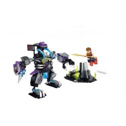 Enlighten 2206 Qman 2206 non  NGƯỜI MÁY QUÁI VẬT bộ đồ chơi xếp lắp ráp ghép mô hình Creation Of The Gods DEMON ROBOT Phong Thần 235 khối