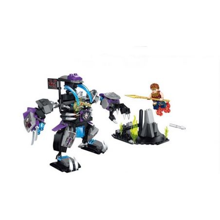 Enlighten 2206 Qman 2206 non  NGƯỜI MÁY QUÁI VẬT bộ đồ chơi xếp lắp ráp ghép mô hình Creation Of The Gods DEMON ROBOT Phong Thần 235 khối