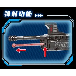 No license A67115 Xếp hình lắp ráp ghép mô hình súng trường kiểu 95