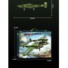 KAZI GBL BOZHI KY82074 American P-38 Fighter Jet Xếp hình lắp ráp ghép mô hình Máy bay chiến đấu P-38 của Mỹ