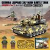KAZI GBL BOZHI KY82076 German Leopard 2A7 Main Battle Tank Xếp hình lắp ráp ghép mô hình Xe tăng chiến đấu chủ lực Leopard 2A7 của Đức