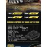 KAZI GBL BOZHI KY82076 German Leopard 2A7 Main Battle Tank Xếp hình lắp ráp ghép mô hình Xe tăng chiến đấu chủ lực Leopard 2A7 của Đức